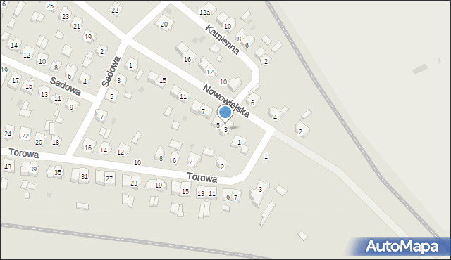 Strzelce Opolskie, Nowowiejska, 3, mapa Strzelce Opolskie