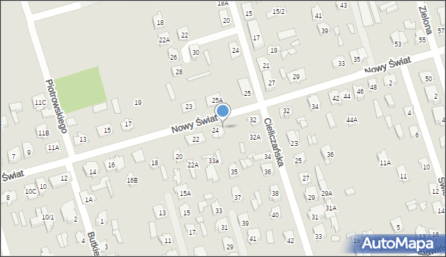 Supraśl, Nowy Świat, 24/1, mapa Supraśl