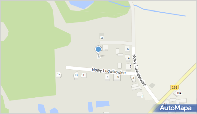 Szamocin, Nowy Ludwikowiec, 19, mapa Szamocin