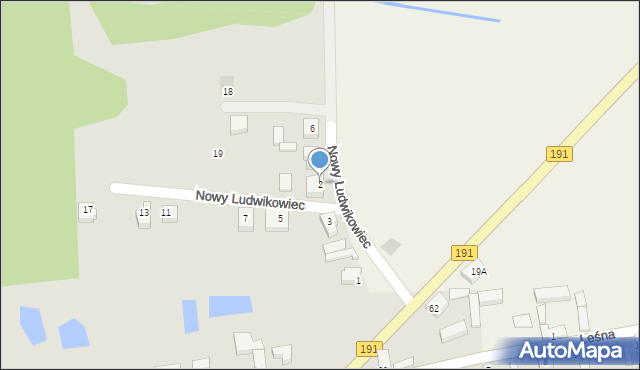 Szamocin, Nowy Ludwikowiec, 2, mapa Szamocin