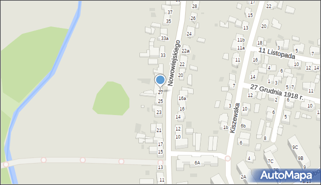 Szamotuły, Nowowiejskiego Feliksa, 27, mapa Szamotuły