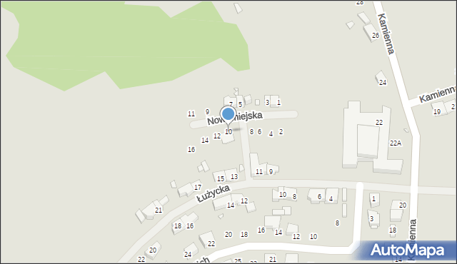 Szczecin, Nowomiejska, 10, mapa Szczecina