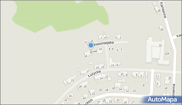 Szczecin, Nowomiejska, 14, mapa Szczecina