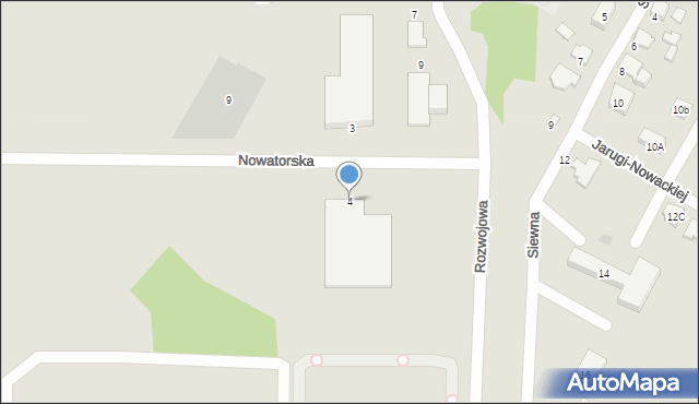 Tarnów, Nowatorska, 4, mapa Tarnów