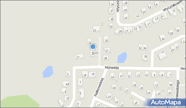 Tczew, Norwida Cypriana Kamila, 20, mapa Tczew