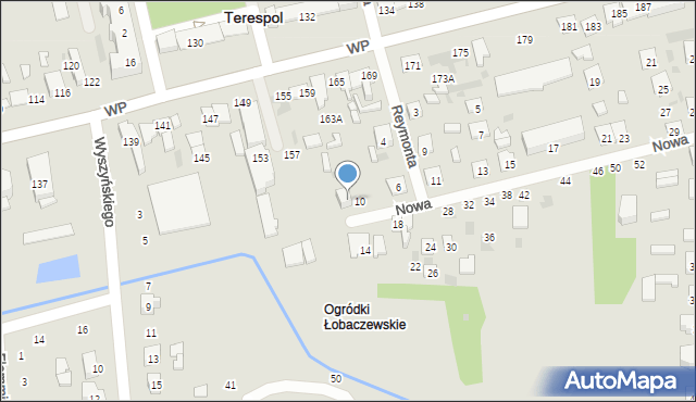 Terespol, Nowa, 12, mapa Terespol