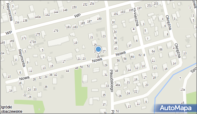 Terespol, Nowa, 29, mapa Terespol