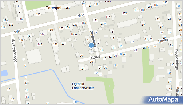 Terespol, Nowa, 6, mapa Terespol