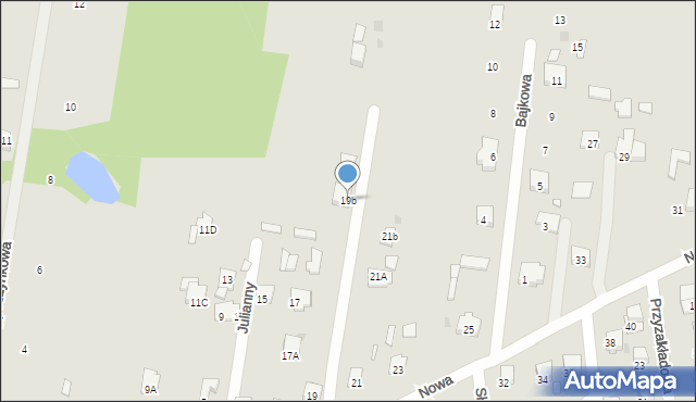Tłuszcz, Nowa, 19b, mapa Tłuszcz