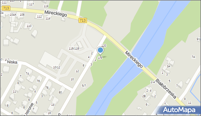 Tomaszów Mazowiecki, Nowy Port, 1/3, mapa Tomaszów Mazowiecki