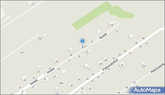 Tuchów, Nowa, 30, mapa Tuchów