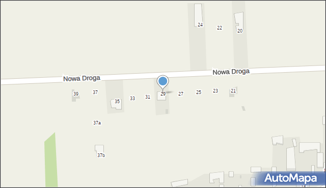 Turze Rogi, Nowa Droga, 29, mapa Turze Rogi