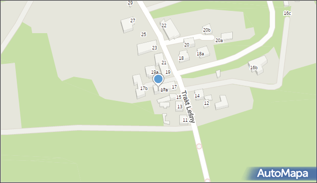 Warszawa, Nowoursynowska, 29F, mapa Warszawy