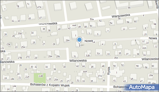 Warszawa, Nowa, 2, mapa Warszawy