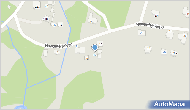 Wejherowo, Nowowiejskiego Feliksa, 12, mapa Wejherowo