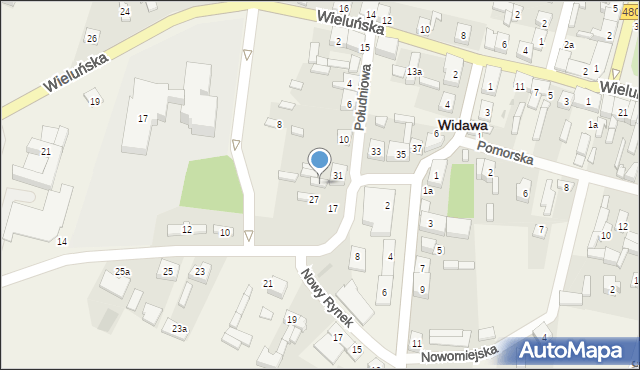 Widawa, Nowy Rynek, 29, mapa Widawa