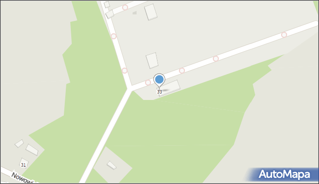 Wielbark, Nowowiejskiego Feliksa, 33, mapa Wielbark