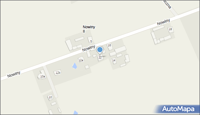 Wielgolas, Nowiny, 12, mapa Wielgolas