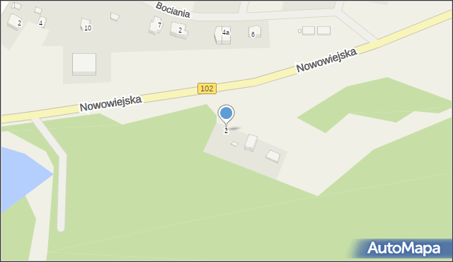 Wisełka, Nowowiejska, 2, mapa Wisełka