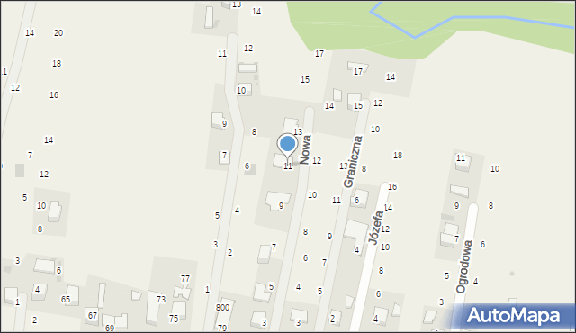 Wola Filipowska, Nowa, 11, mapa Wola Filipowska