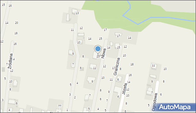 Wola Filipowska, Nowa, 13, mapa Wola Filipowska