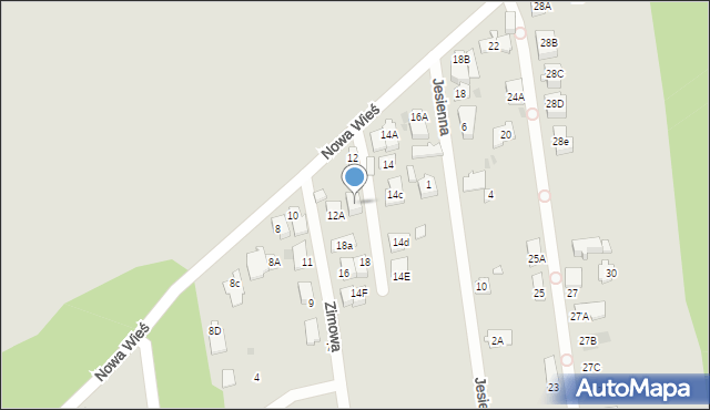 Wołomin, Nowa Wieś, 12b, mapa Wołomin