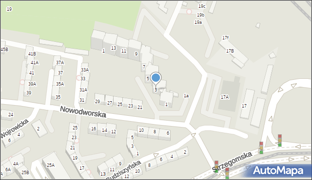 Wrocław, Nowodworska, 3, mapa Wrocławia