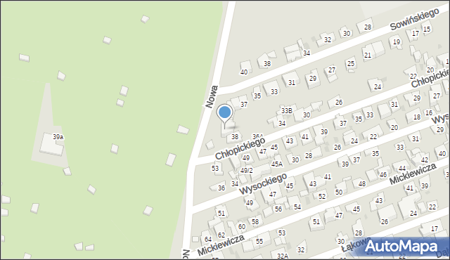 Ząbki, Nowa, 12, mapa Ząbki