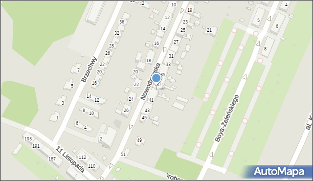 Zabrze, Nowodworska, 39, mapa Zabrza