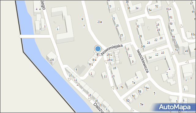 Zgorzelec, Nowomiejska, 8/6, mapa Zgorzelec