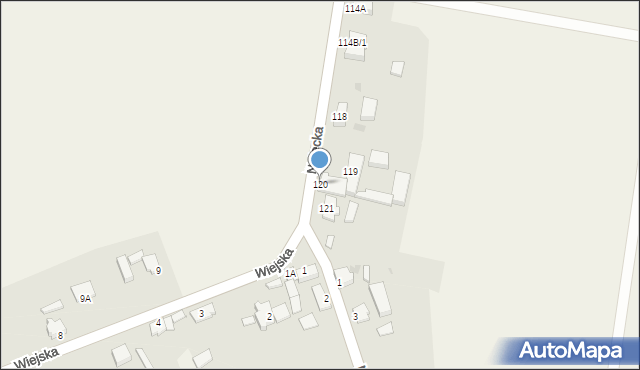 Zwierzyn, Notecka, 120, mapa Zwierzyn