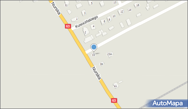 Czyżew, Nurska, 35, mapa Czyżew