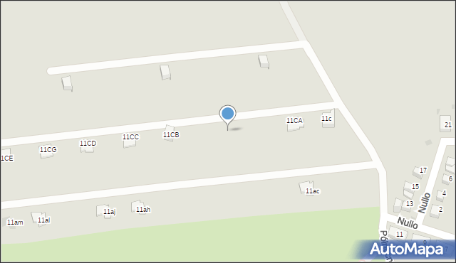 Jaworzno, Nullo Francesco, płk., 11CA, mapa Jaworzno