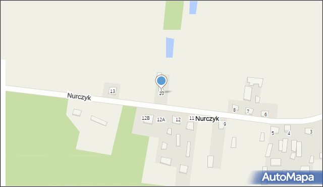 Nurczyk, Nurczyk, 10, mapa Nurczyk