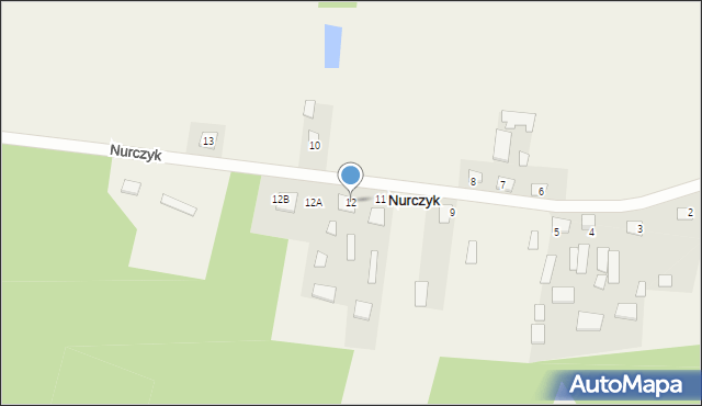 Nurczyk, Nurczyk, 12, mapa Nurczyk