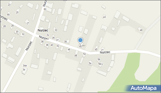 Nurzec, Nurzec, 41, mapa Nurzec