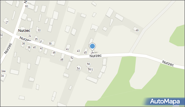 Nurzec, Nurzec, 47, mapa Nurzec