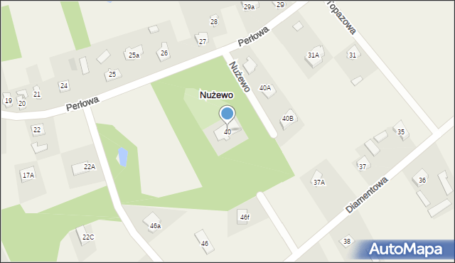 Nużewo, Nużewo, 40, mapa Nużewo