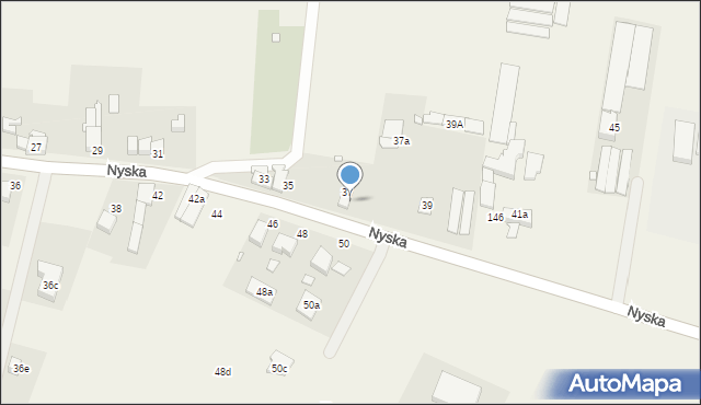 Goświnowice, Nyska, 37b, mapa Goświnowice