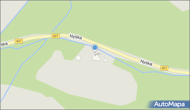 Korfantów, Nyska, 1, mapa Korfantów