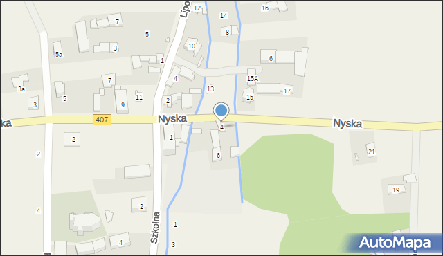 Włodary, Nyska, 4, mapa Włodary