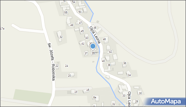 Krośnica, o. Leona, 35, mapa Krośnica