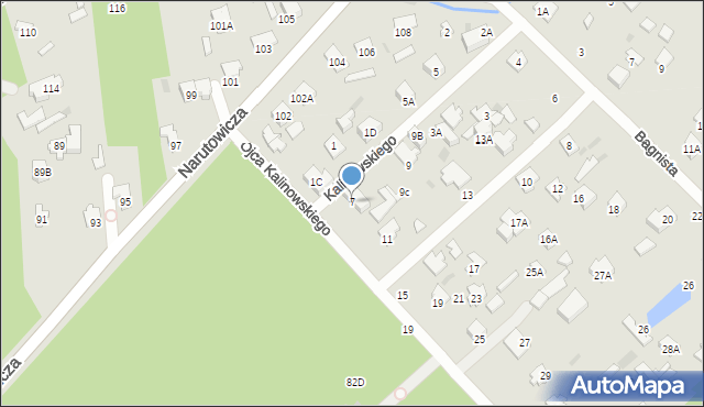 Otwock, o. Rafała Kalinowskiego, 7, mapa Otwock