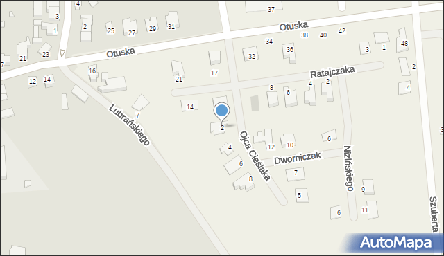 Wielka Wieś, o. Ignacego Cieślaka, 2, mapa Wielka Wieś