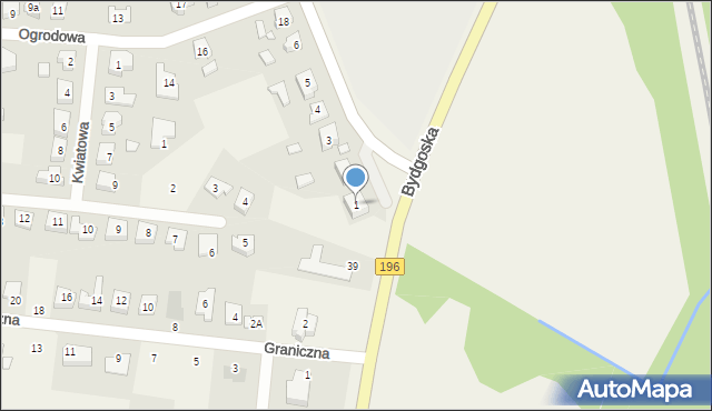 Bolechowo-Osiedle, Obornicka, 1, mapa Bolechowo-Osiedle