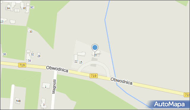 Brwinów, Obwodnica, 20, mapa Brwinów