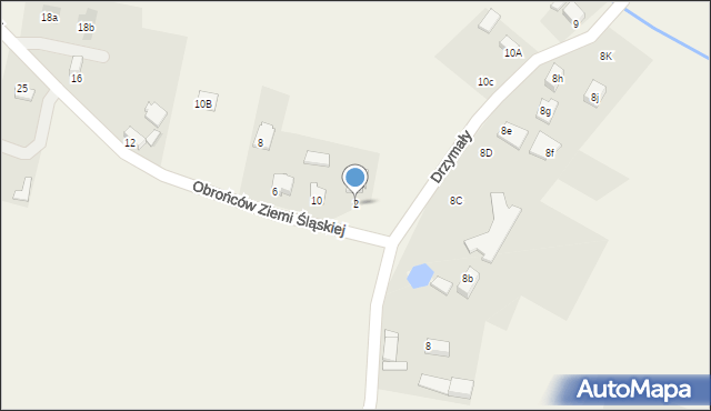 Gostyń, Obrońców Ziemi Śląskiej, 2, mapa Gostyń