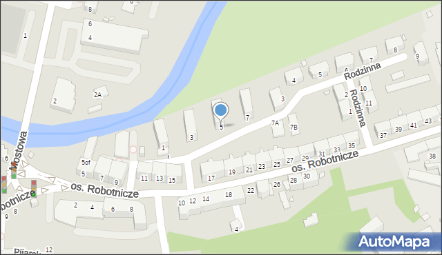 Jelenia Góra, Obrońców Westerplatte, 5, mapa Jelenia Góra