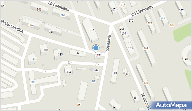 Nowy Dwór Mazowiecki, Obrońców Modlina, 16, mapa Nowy Dwór Mazowiecki