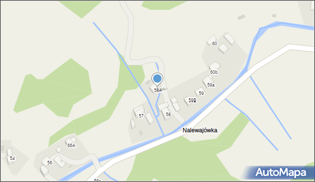 Obidowa, Obidowa, 58A, mapa Obidowa
